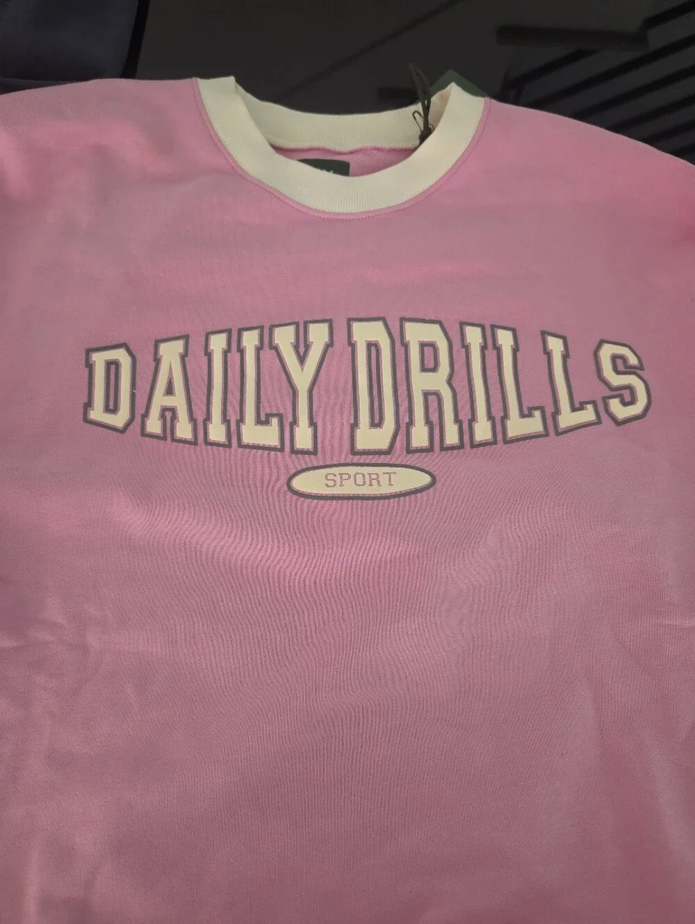 Sold Out-NWT Daily Drills Taffy Pink Sport Crew + Super Shorts Set XS/S